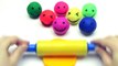 Learn Colors Play Doh Happy Laughing Smiley Face Baby Theme Molds Fun and Creative for Kids Children