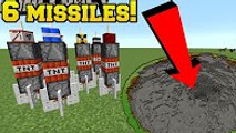 PopularMMOs Minecraft׃ MISSILES THAT WILL DESTORY YOUR WORLD!!! - Custom Command