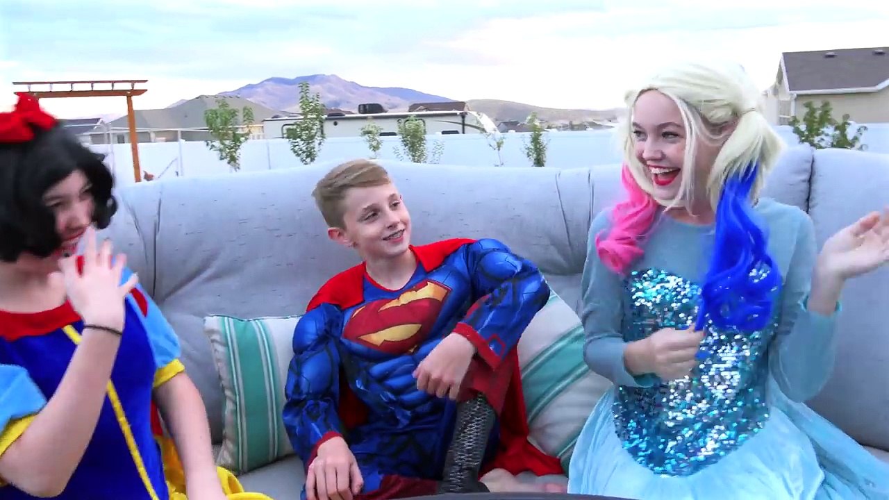 Harley Quinn Arrested Pranks SpiderElsa vs Police! Superhero Compilation in real life with