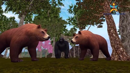 Learn 3D Penguin Animation Color Song Penguin Learning Colors Rhymes for Kids