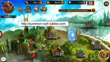 [2017] Summon Rush Hack CheatsGet Unlimited Gold and Diamonds