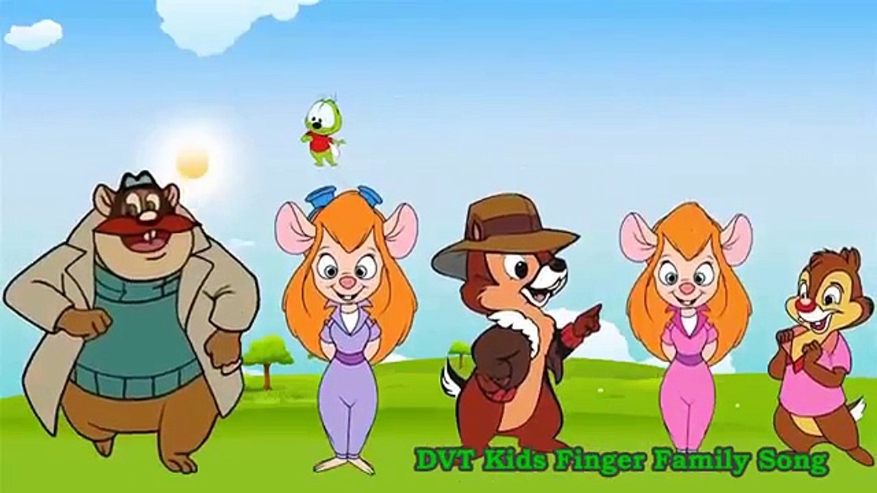 Chip And Dale Finger Family Song | Donald Duck And Daisy Dady Finger