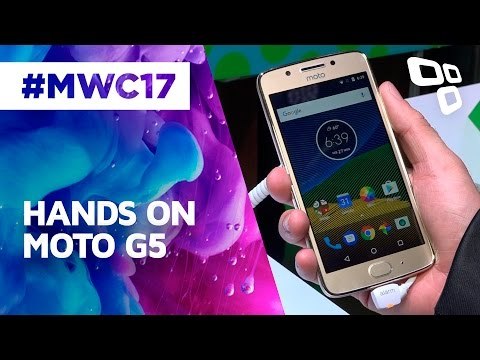 Hands On: Moto G5 - MWC 2017 - TecMundo