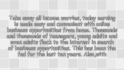 Online Business Opportunities From Home: How Do I Get One?