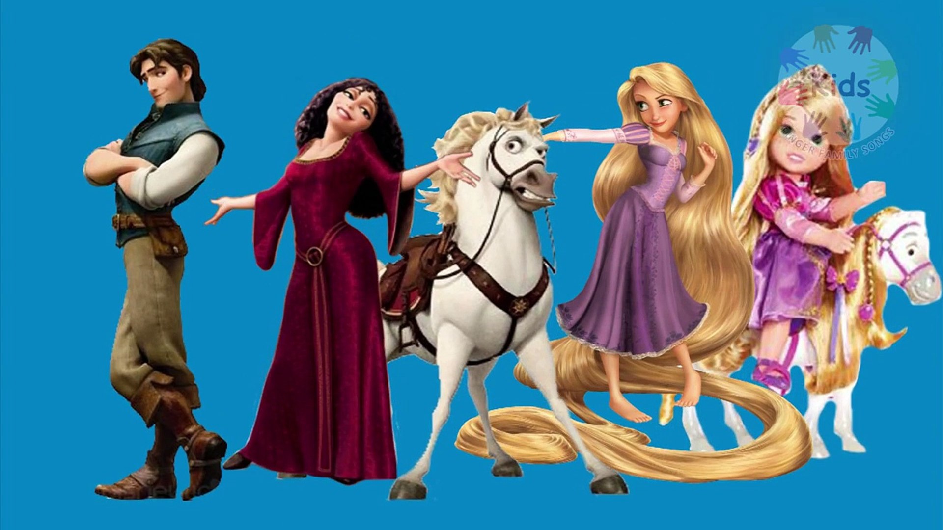 Tangled Finger Family Song | Kids Finger Family Songs