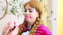 Joker Girly Makeup Tutorial! Lipstick Attack! Baby Rapunzel, Frozen Elsa Spiderman nail po