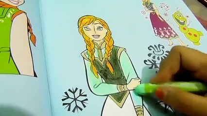 Disney Princess Anna Coloring Pages for the kids 02