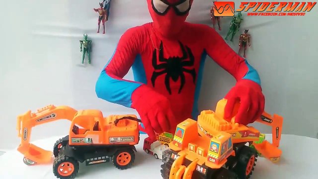 Người nhện lái xe tải, người nhện lái máy xúc, người nhện hoạt hình - nhạc thiếu nhi tiếng