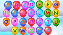 ABC Song for kids Learning video Alphabet Nursery Rhymes. Learn Rainbow ABC Bubbles Fun So