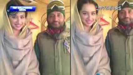 shradda kapoor in kashmir as a journalist