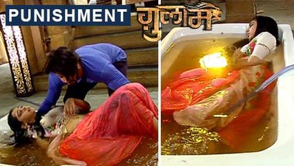Shivani Gets PUNISHED In Bath Tub By Veer  Ghulaam