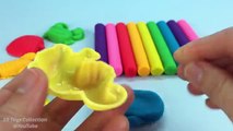 Fun Learning Colours with Kinetic Sand Modelling Clay Starfish Crab Seahorse Dolphin Molds