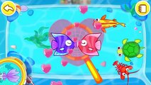 Baby Panda Happy Fishing - Learn about Sea Animals - Babybus Game for Kids