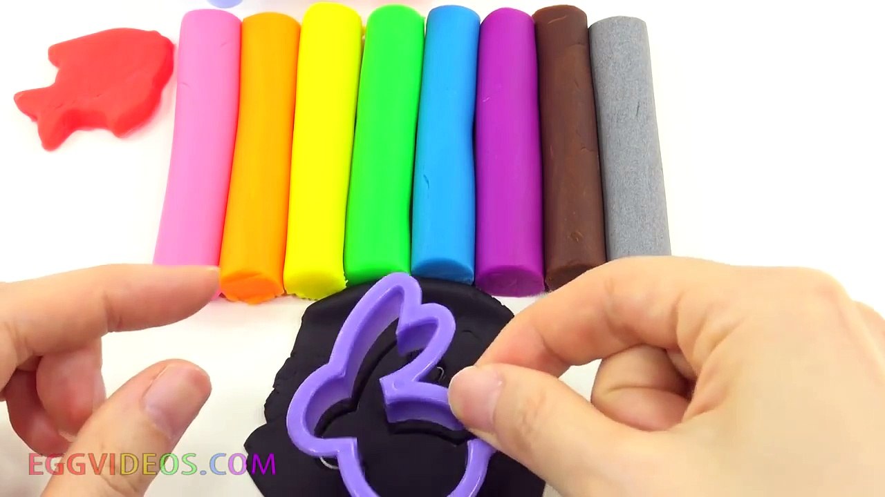 Learn Colors with Play Doh Dog Duck Animals Molds Fun and Creative for Kids EggVideos com