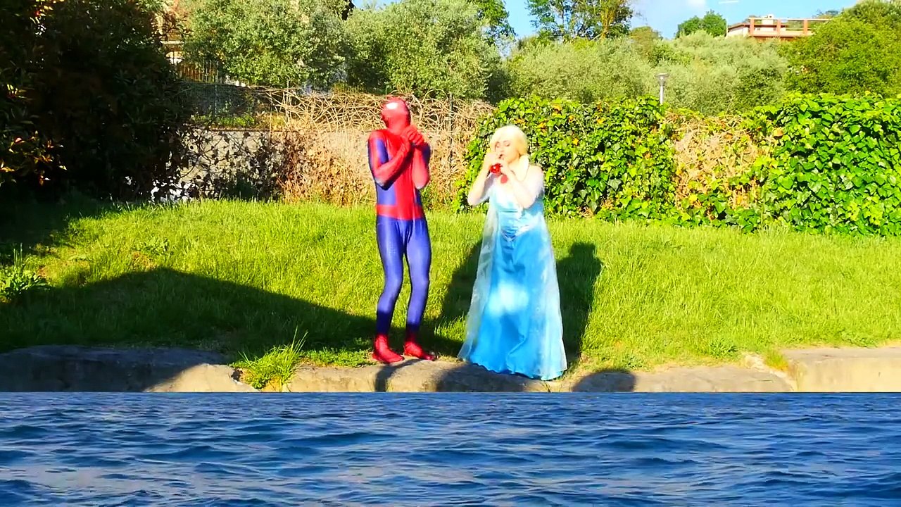 Anna Kidnapped Vs Maleficent Spell! W/ Spiderman & Frozen Elsa Vs Werewolf! Funny Superher