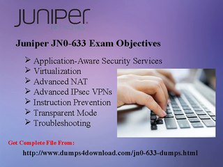 Juniper JN0-633 Exam Preparation Tips - Dumps4download.com