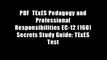 PDF  TExES Pedagogy and Professional Responsibilities EC-12 (160) Secrets Study Guide: TExES Test