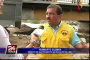 Río Rímac amenaza estructuras de construcciones levantadas en las riberas