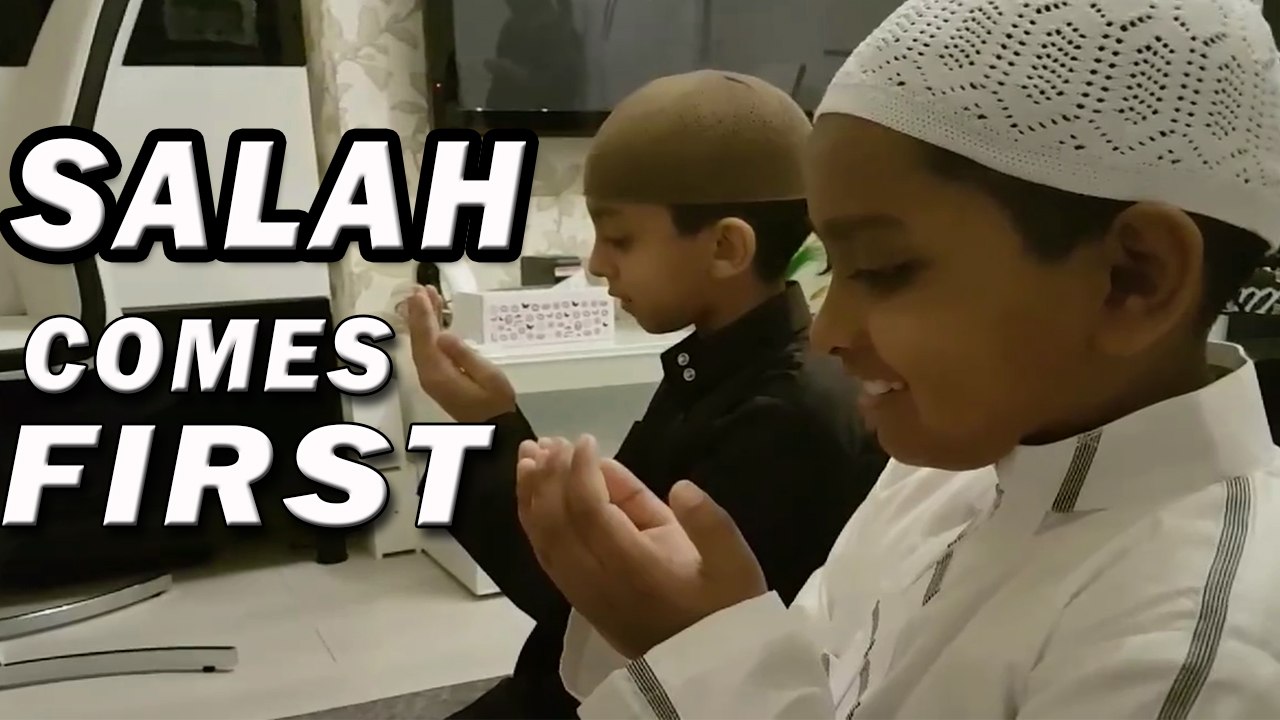Masha'Allah Salah comes_First Muslim Kids in Uk