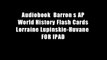Audiobook  Barron s AP World History Flash Cards Lorraine Lupinskie-Huvane  FOR IPAD