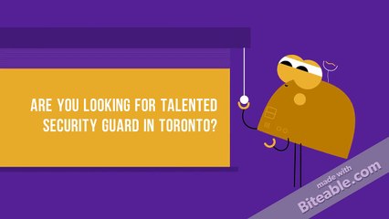 Security Companies in Toronto