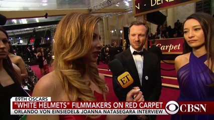 Interviews with _The White Helmets_ filmmakers