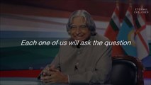 'Be Unique Be Remembered' APJ Abdul Kalam Inspirational Speech video