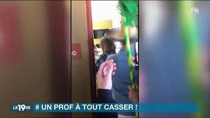 Un prof piège ses élèves en cassant un téléphone et fait le buzz sur internet - Regardez