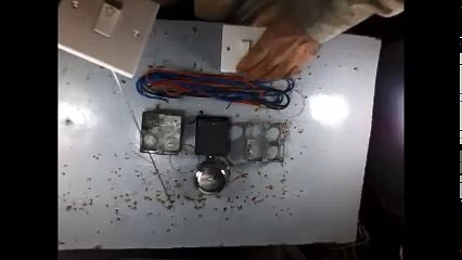 ربط دائرة جرس مقيد باكثر من مفتاح ضاغط باستعمال الاسلاك المفرده