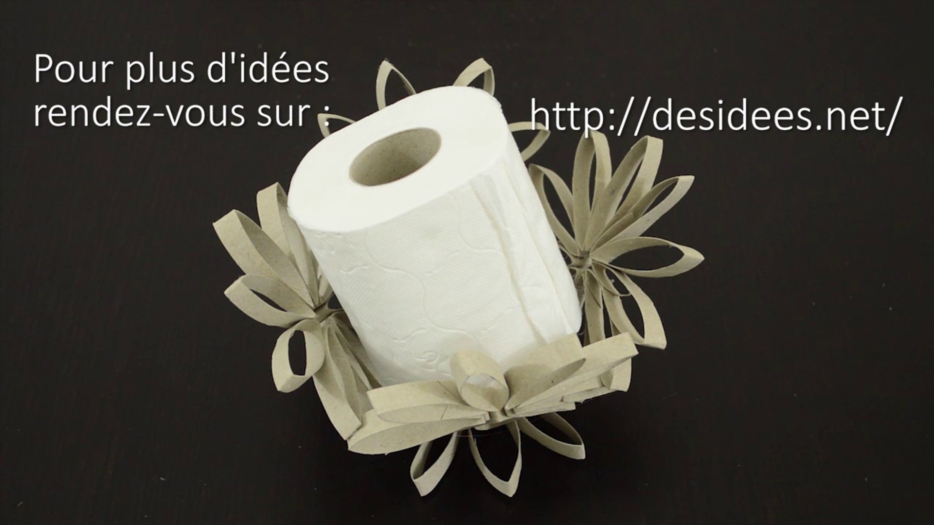 DIY : Recyclez vos rouleaux de papier toilette en faisant une corbeille en  carton - Vidéo Dailymotion