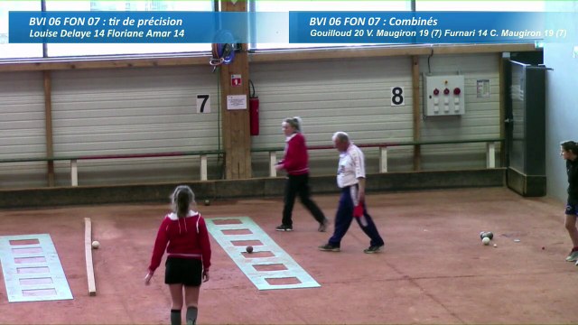Alain Béraud veille lors du tir de précision, Club Elite Féminin, Bièvre Isère contre Fontaine, La Côte-Saint-André 2017