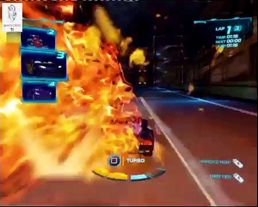 Cars 2 Game - London Race Carbon Fiber Lightning Mcqueen - Oil Rig Run - Disney Car Games