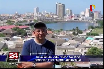 Desaparece conocido profesional audiovisual José Yactayo