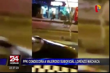 PPK sobre policía héroe de Independencia: “Hizo lo que tenía que hacer”