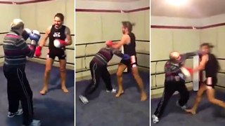 Never Challenge An Old Man To A Boxing Match