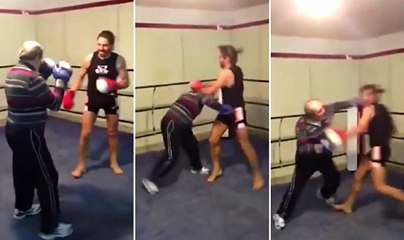 Never Challenge An Old Man To A Boxing Match