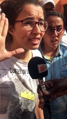 des étudiants marocains manifestent à Dakar