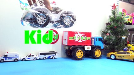 Police car toys 4k Bé Tiba Xe ô tô cảnh sát đồ chơi trẻ em 374 Kid Studio-52