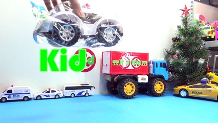 Police car toys 4k Bé Tiba Xe ô tô cảnh sát đồ chơi trẻ em 374 Kid Studio-527DQwW