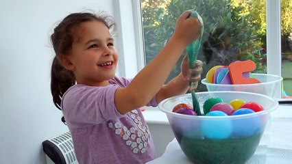 Learn Numbers SUM 1-10  for toddlers in the Slime Baff ! Numbers Counting to 10 with Ball Pit Balls-i5Izoy