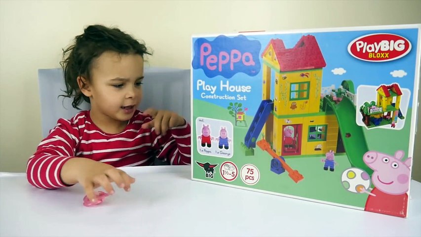 Peppa Pig Play House & Kinder Surprise Eggs with MLP and Minion-hG3IkN