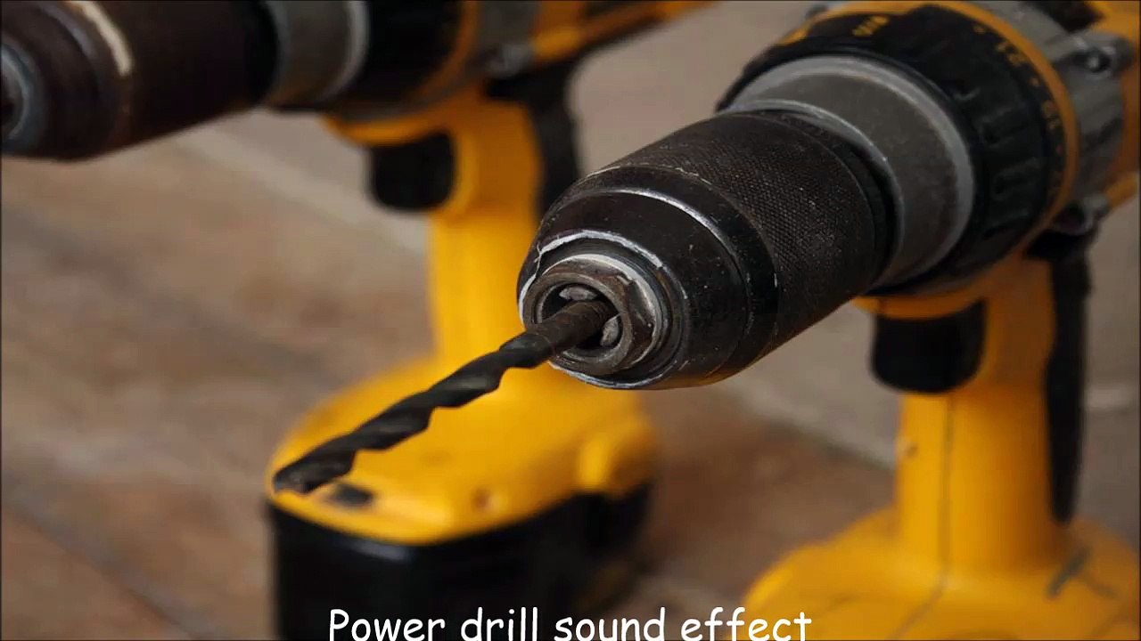 Power drill sound effect