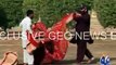 Video footage of his arrival showed the former president's helicopter landing at the Bagh Ibn-e-Qasim, but Zardari did n