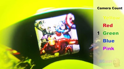 Learn Colours with Cameras! Fun Learning Contest with Disney Princess Spongebob TMNT!