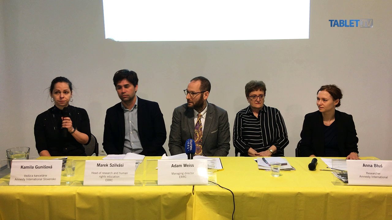 ZÁZNAM: TK Amnesty International a Európskeho centra pre práva Rómov