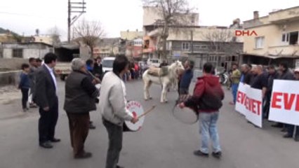 Mersin At Üstünde, Davul-Zurnalı, 'Evet' Kampanyası