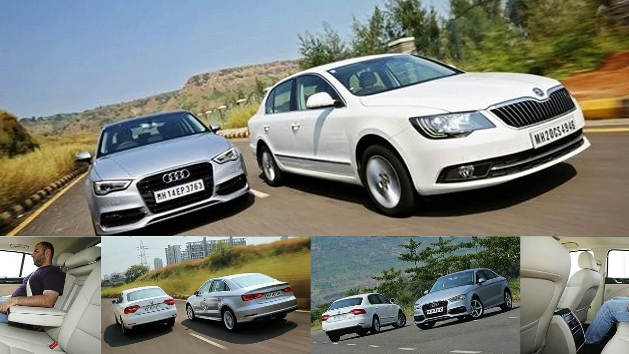 WATCH Audi A3 vs Skoda Superb Petrol Comparison Review