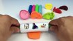 Play and Learn Colours with Playdough Modelling Clay and Vegetables Molds Fun & Creative f