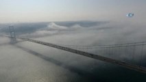 Sis Altındaki 15 Temmuz Şehitler Köprüsü Havadan Drone ile Görüntülendi