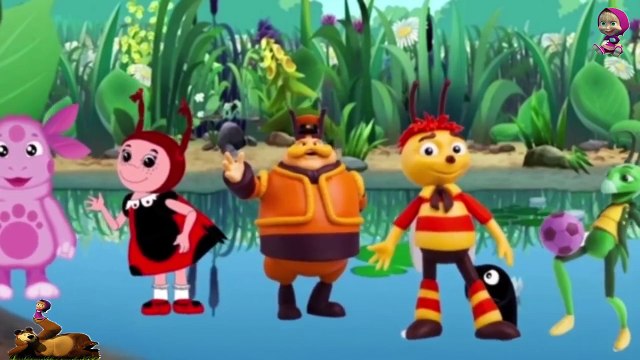 Nursery RhymesЛунтик семья пальчиков на русском, песенка для детей лунтик, Finger family